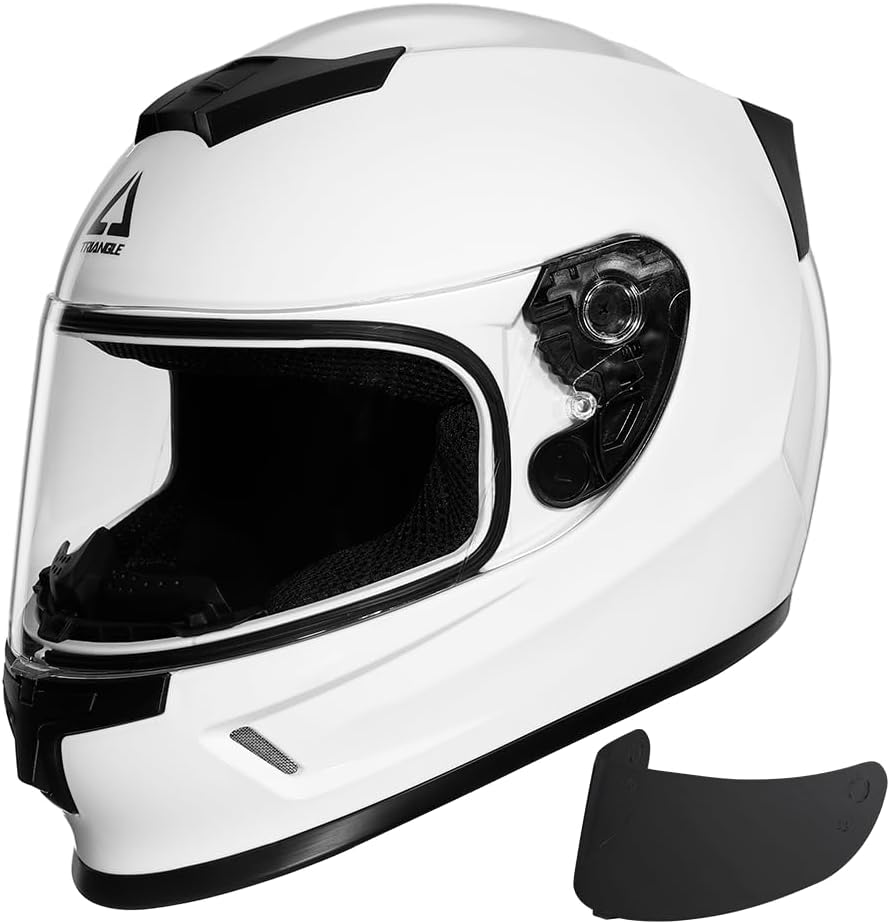 TRIANGLE Youth Kids Full Face Helmet with 2 Visors DOT Approved