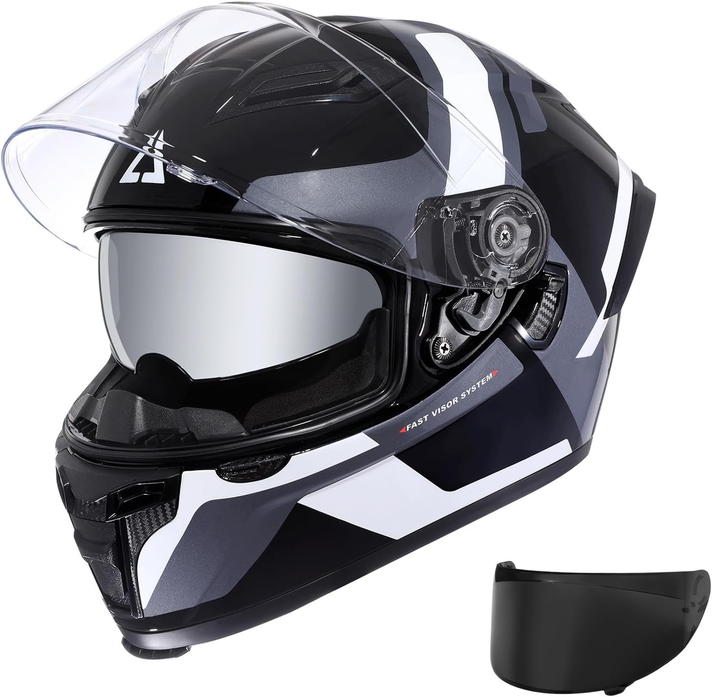 Triangle full face black street bike motorcycle helmets dot medium sale